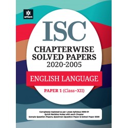 ISC Chapter Wise Solved Papers English Language Paper 1
